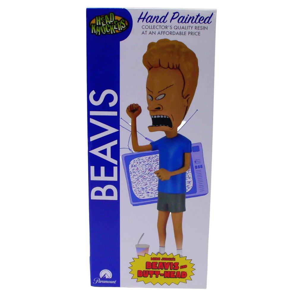 NECA Head Knockers Beavis and Butt-Head Beavis Hand Painted Resin Bobblehead New